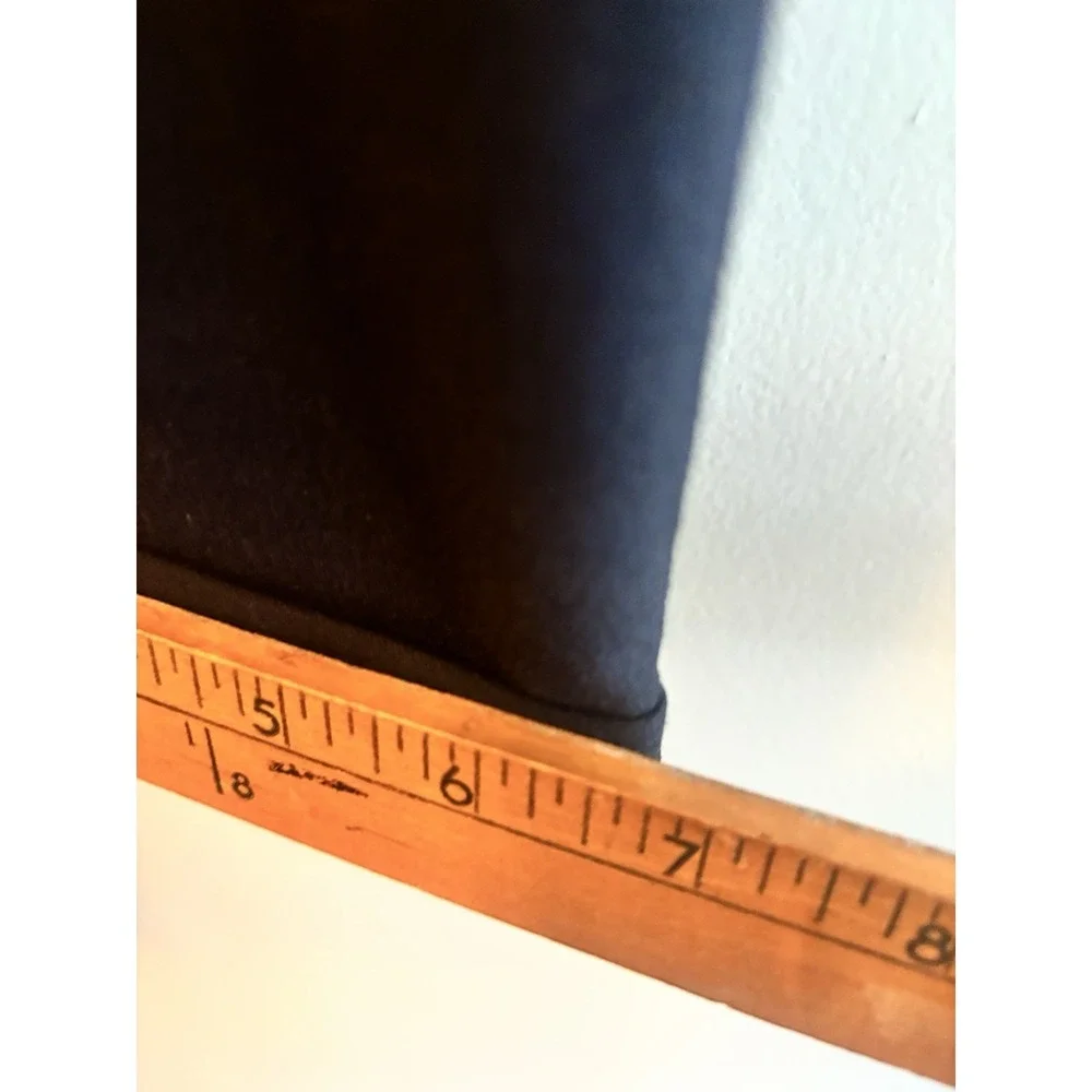 Banana Republic Mens 36x25 Tapered Fit‎ Athletic Chino Pants Navy Cuffed Tie